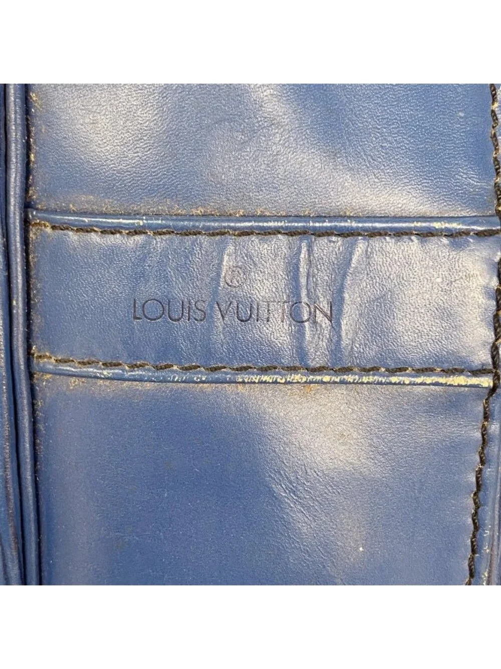 Louis Vuitton Shoulder Bag Epi Randonnee GM Toledo Blue